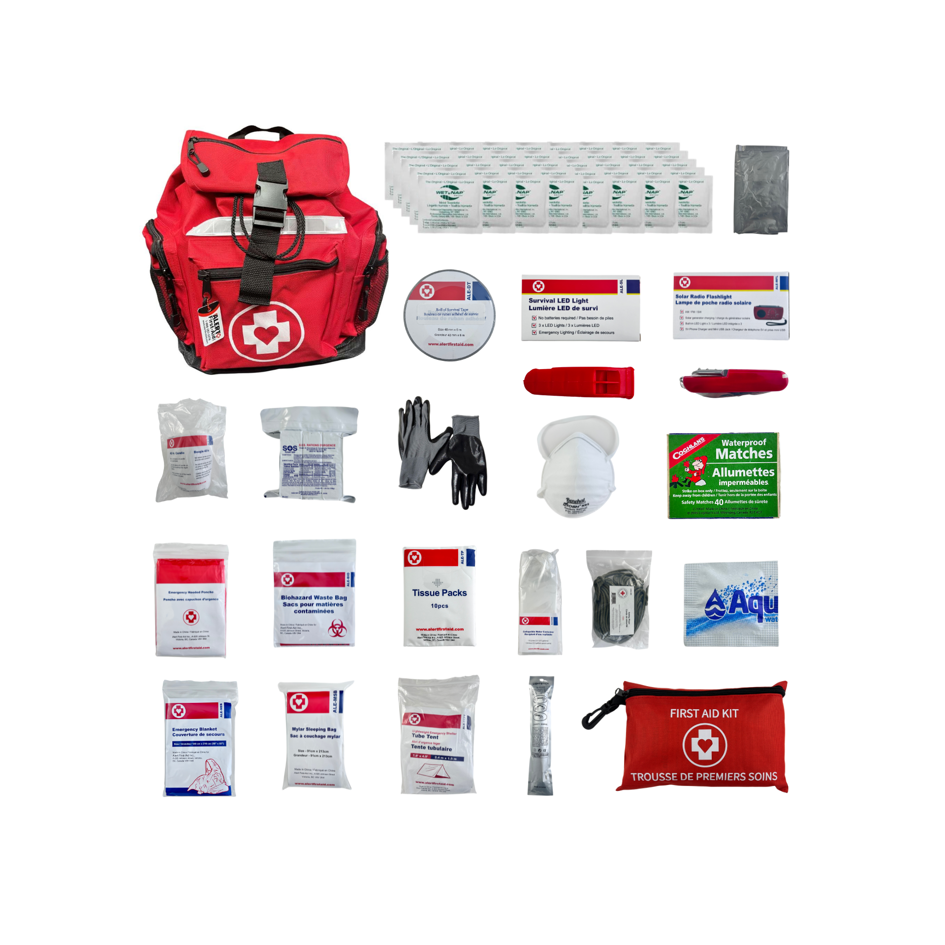 4 Person - Deluxe Disaster Kit (No Water Ration)