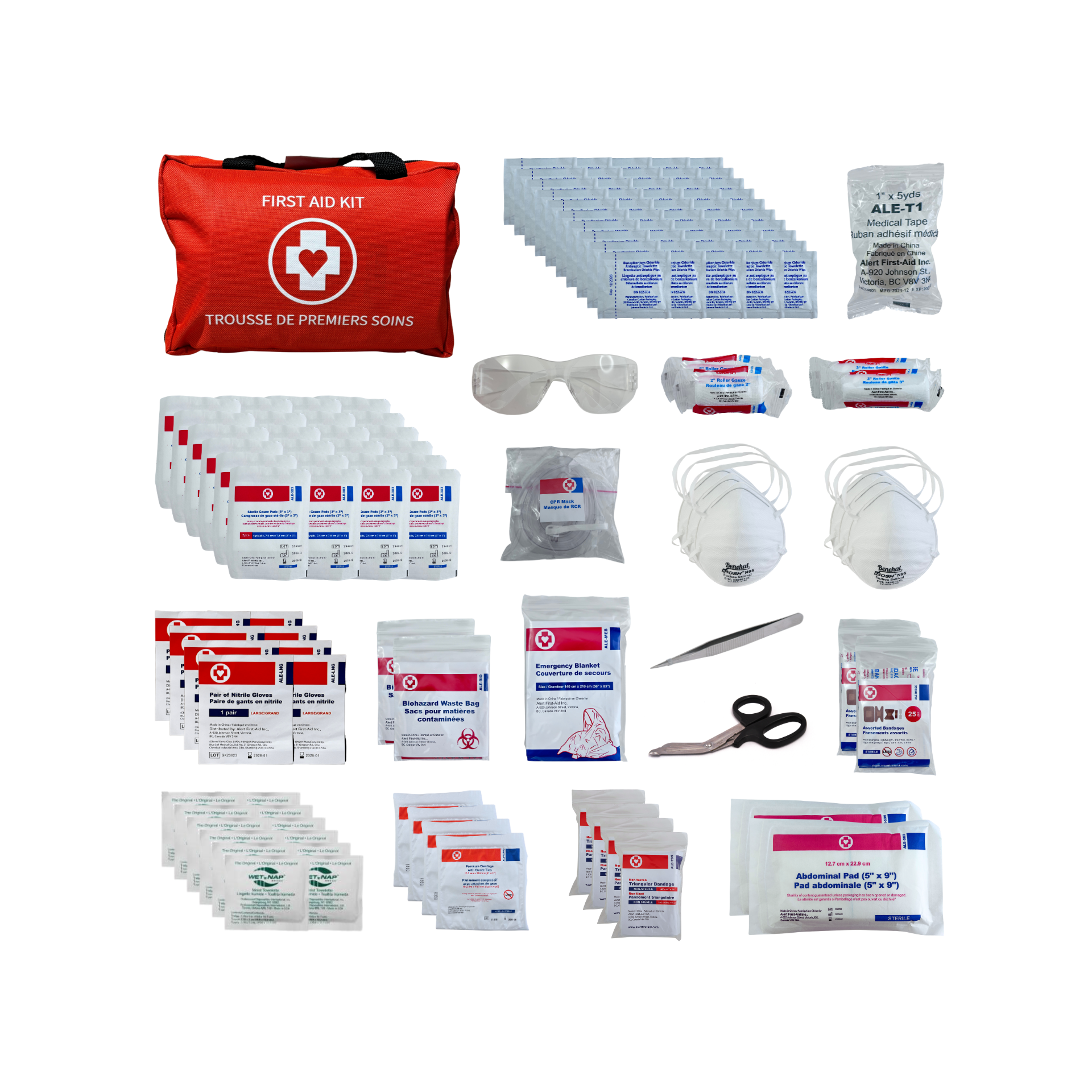 Basic First Aid Kit - (WorkSafeBC 2024)