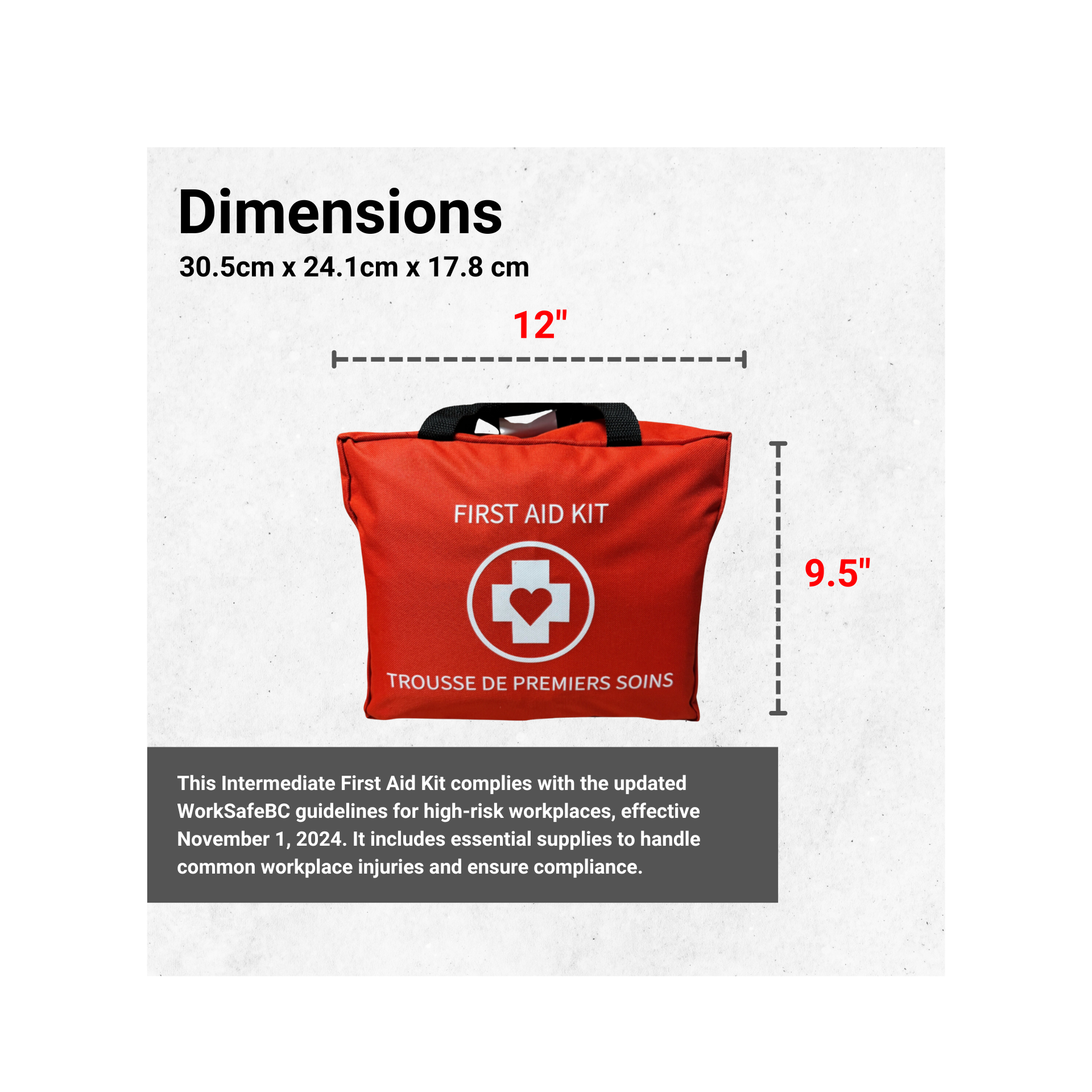 Intermediate First Aid Kit (WorkSafeBC 2024) image