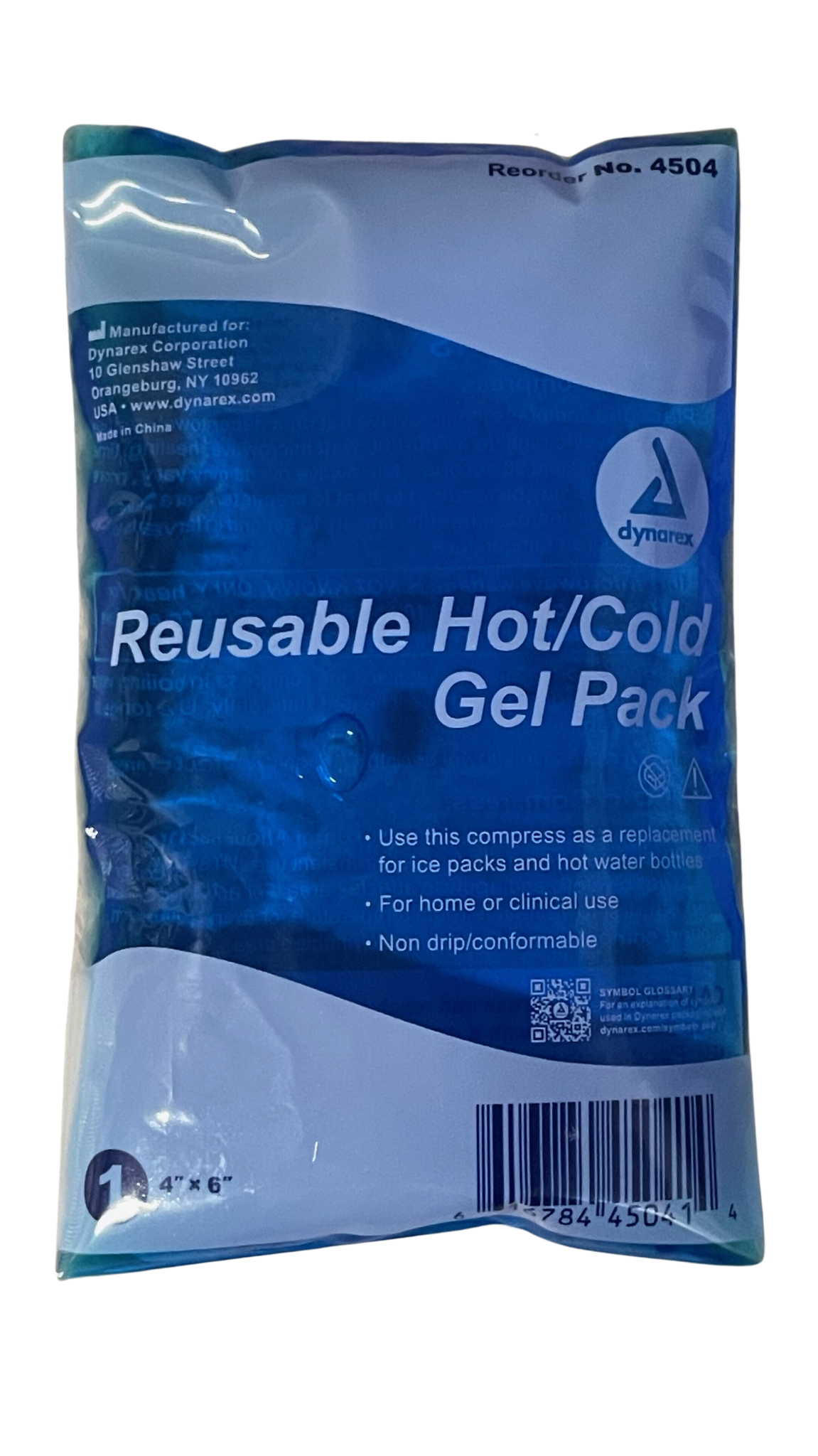 Reusable Hot/Cold Gel Pack, 4''x6