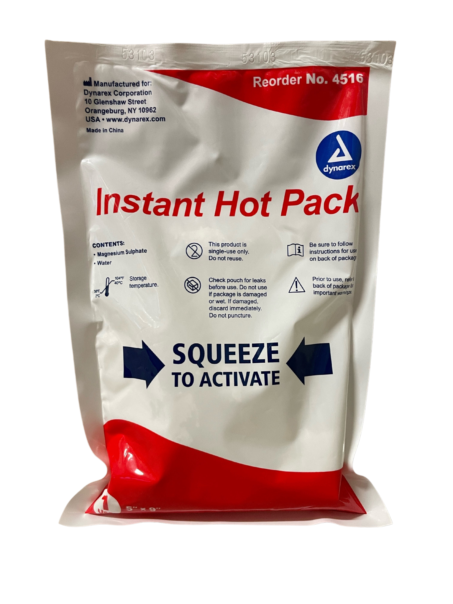 This Instant Hot Pack is for Use Whenever Hot Therapy is Needed!